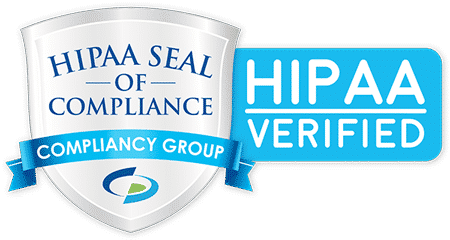 HIPAA Compliance Verification Seal of compliance