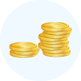 6 coins/tokens