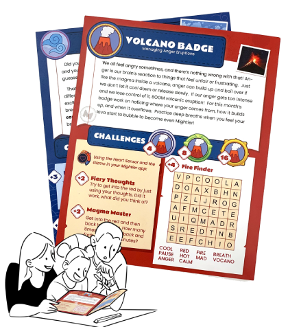Volcano Badge